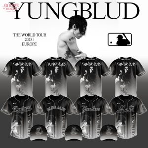 YUNGBLUD World Tour Baseball Jersey Collection 2025