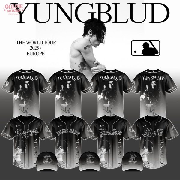 YUNGBLUD World Tour Baseball Jersey Collection 2025