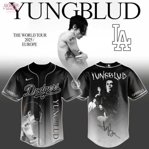YUNGBLUD World Tour Baseball Jersey Collection 2025
