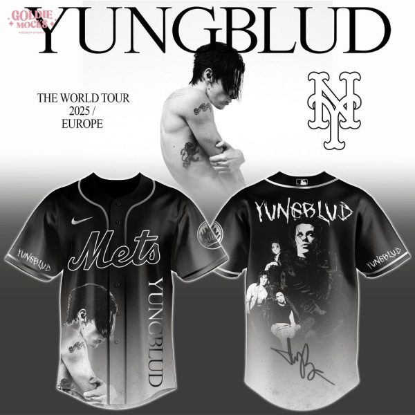 YUNGBLUD World Tour Baseball Jersey Collection 2025