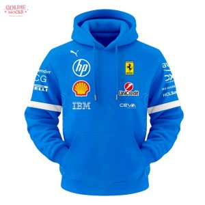Scuderia Ferrari HP 2025 Monza Limited Edition Lewis Signature Blue Hoodie product image
