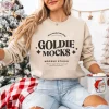 Tan Beige Crewneck Cozy Casual Christmas Holiday Aesthetic Sweater