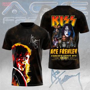 Ace Frehley Founding guitarist for KISS Shirt Ace Frehley Founding guitarist for KISS Shirt