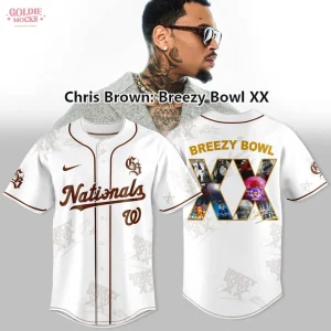 Chris Brown x Washington Nationals Jersey Chris Brown x Washington Nationals Jersey