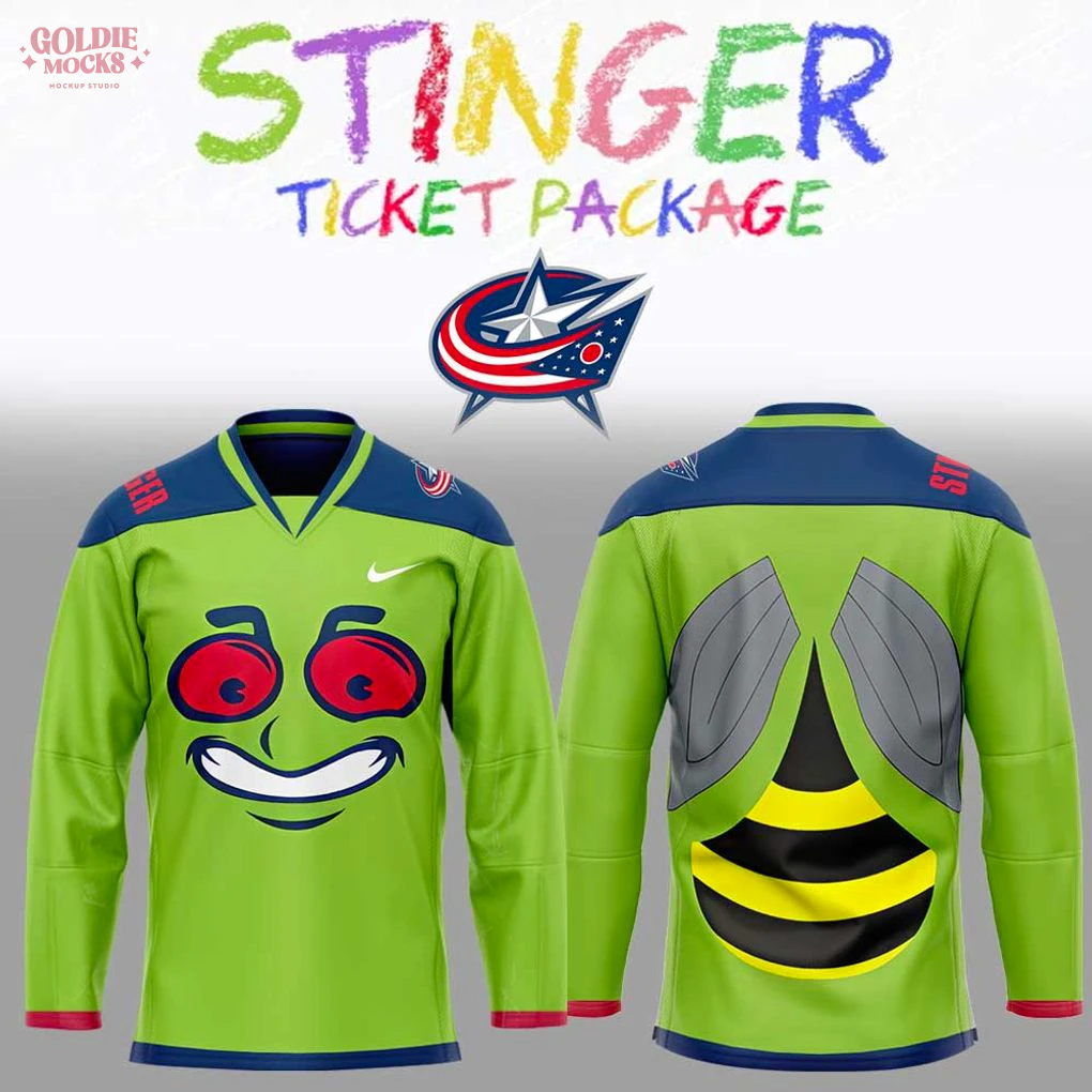 Columbus Blue Jackets Stinger 2026 Hockey Jersey Columbus Blue Jackets Stinger 2026 Hockey Jersey