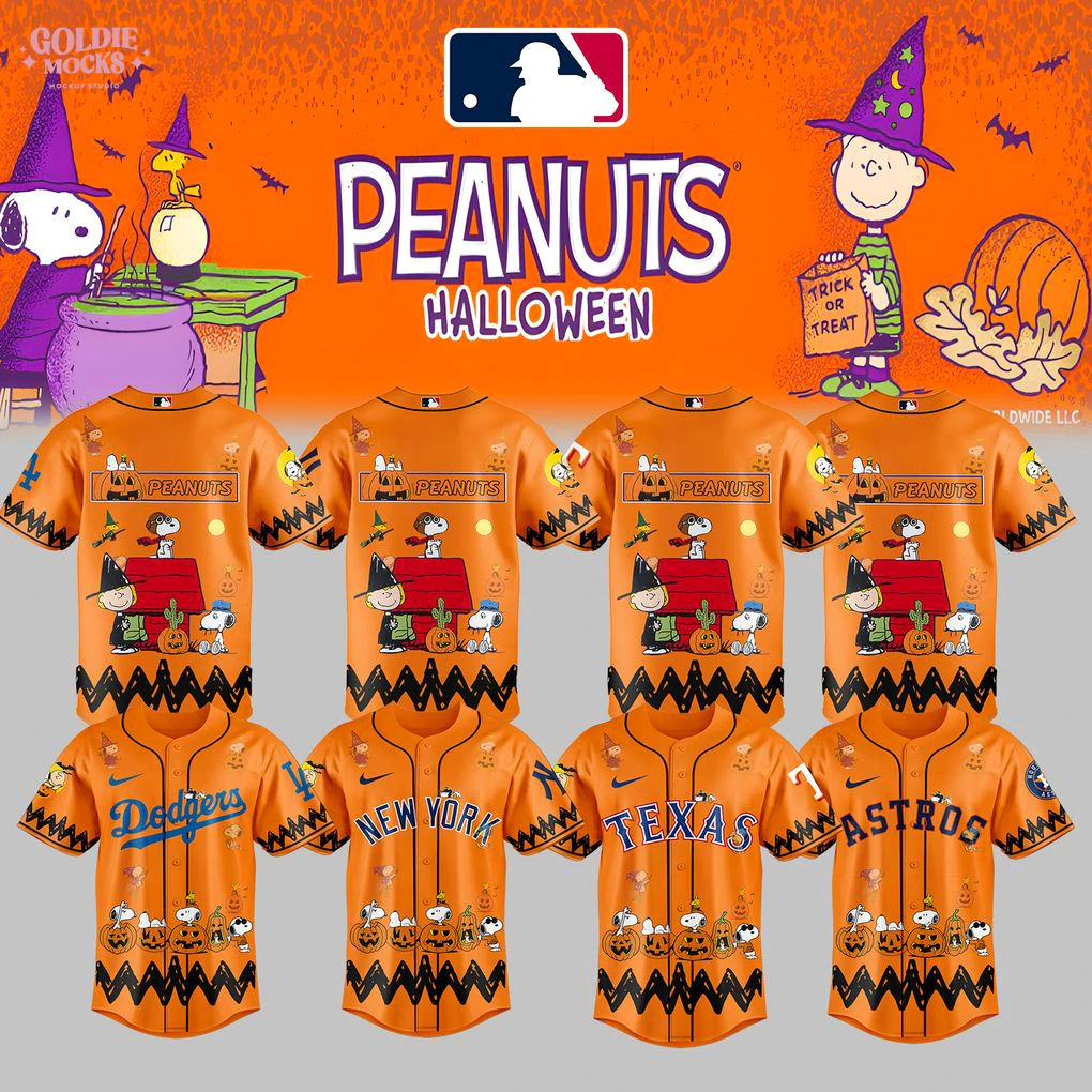 MLB x Halloween Peanuts Collection Jersey