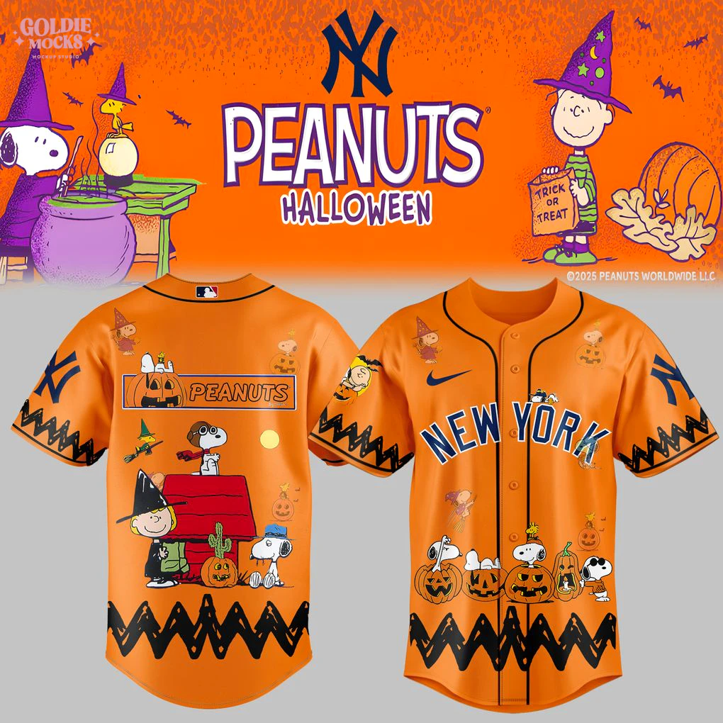 MLB x Halloween Peanuts Collection Jersey
