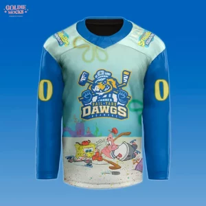 Roanoke Rail Yard Dawgs SpongeBob New 2025 Jersey