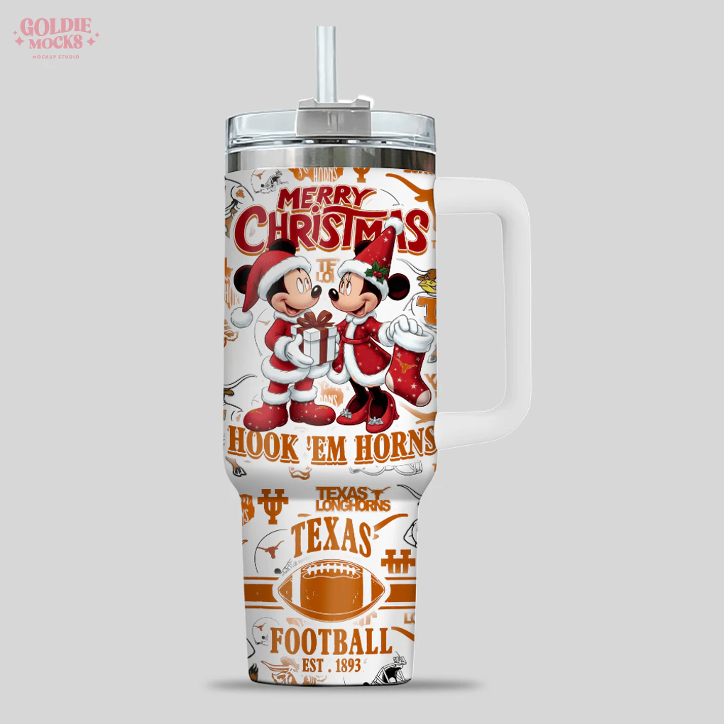 Texas Longhorns Stanley Christmas Micky Tumbler Texas Longhorns Stanley Christmas Micky Tumbler