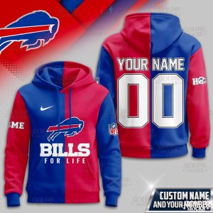 Buffalo Bills Red Blue Fans NFL Hoodie