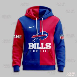 Buffalo Bills Red Blue Fans NFL Hoodie