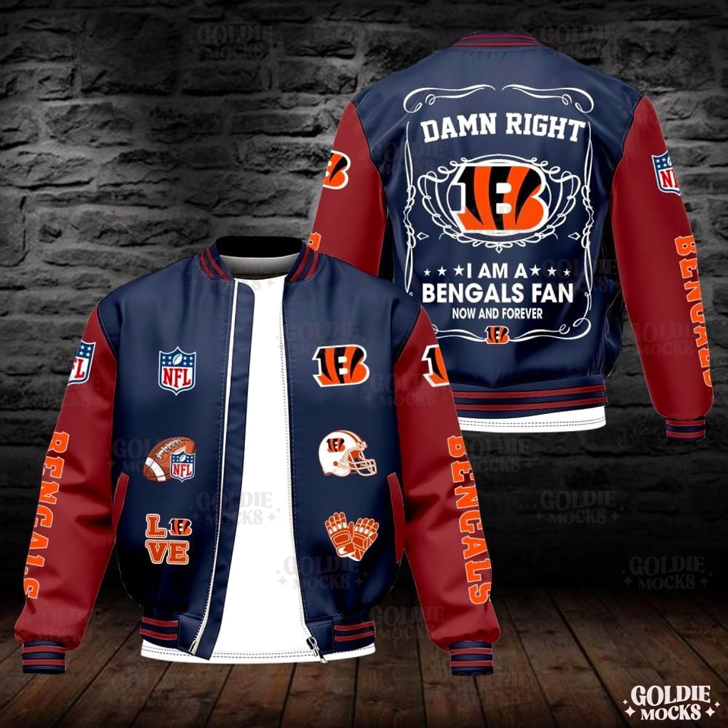 Cincinnati Bengals For Fans Bomber Jacket