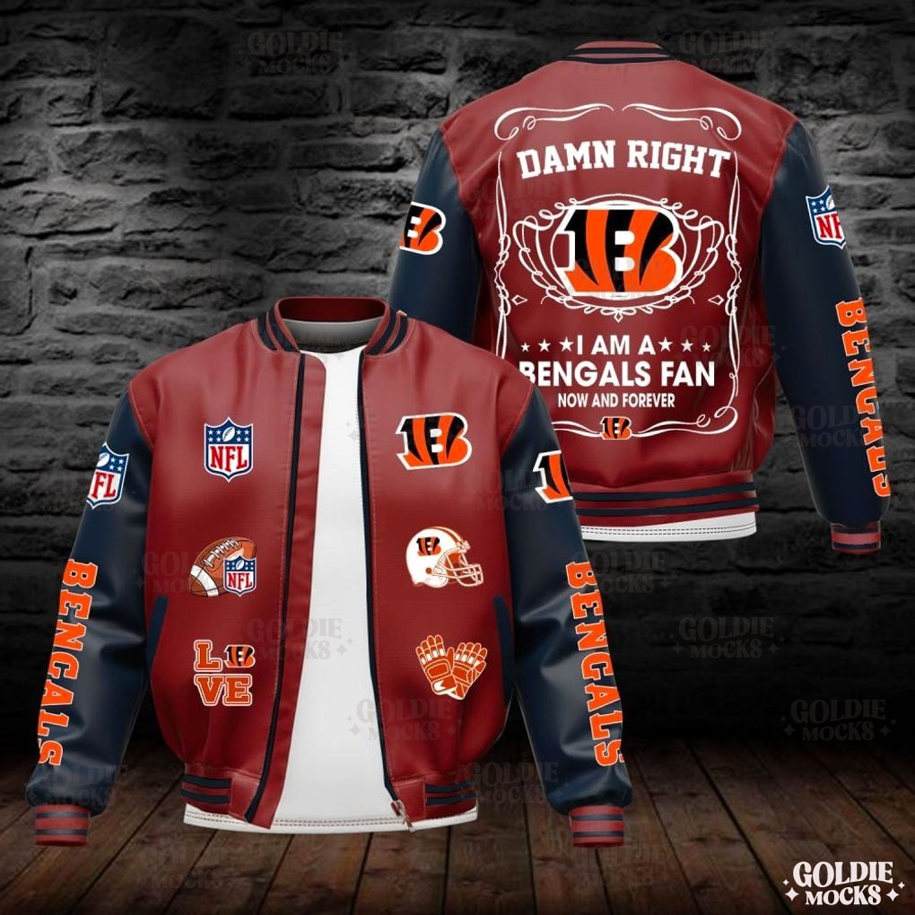 Cincinnati Bengals For Fans Bomber Jacket